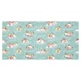 thumbnail image 3 of BSDHOME Winter Christmas Snowflake Cotton Linen Tablecloth 60x120 Inches, Hispter Snowman Shimmer Desk Sofa Table Cloth Cover for Party Decor, 3 of 5