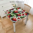 thumbnail image 2 of HAOXIT Fruit Tablecloth, Vibrant Yummy Fruits Artwork, Rectangular Table Cover for Dining Room Kitchen Decor 48''x48'', 2 of 7