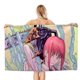 thumbnail image 1 of Chainsaw Man Toalla de playa de secado rápido con diseño temático, regalo para mujeres y niñas, ideal para cumpleaños, fans, amantes de la música, uso en la playa o al aire libre, 78 × 180 cm, 1 of 6
