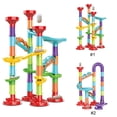 thumbnail image 2 of Kids Marble Run Set Creative Plastic Funny Building Block Toy Educational Toy, 2 of 10