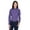 Team Purple, variant on Harriton M500W Ladies Easy Blend Long-Sleeve Twill Shirt with Stain-Release