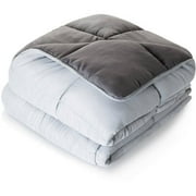 Linenspa All-Season Reversible Down Alternative Microfiber Comforter, Oversized King