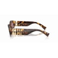 thumbnail image 3 of Miu Miu SMU 11WS Honey Havana/Light Purple Brown (14L20I) Sunglasses, 3 of 4