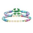 thumbnail image 2 of Mommy & Me Beaded Bracelet Set, 13.97-20.32 cm, Green, 2 of 9