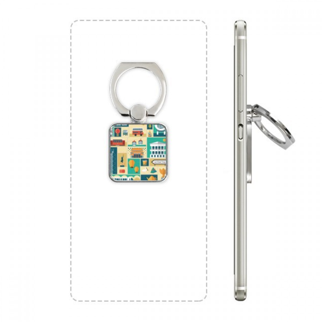 hong kong culture Locale support Carré pour Téléphone Portable support Universel