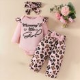 thumbnail image 2 of UAYOTSE Newborn Baby Girl Clothes Infant Outifts Long Sleeve Romper Floral Pant Set Fall Winter Baby Girl Clothes,Sizes 3-6 Months, 2 of 7