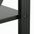thumbnail image 2 of ZenSports Black Square End Table Wood Modern MDF Sofa Table, 2 of 10