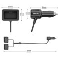 thumbnail image 3 of para Mini3/Mini3 Pro Drone Doble AlimentacióN USB A Dos Cargador de Coche Conveniente PortáTil MultifuncióN, 3 of 5