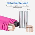 thumbnail image 4 of Adjustable Gold-Plated Steel Wire Jump Rope Anti-Slip Foam-Grip Fitness Skipping Rope Customizable Length Jump Rope for Men & Women Durable PVC-Coated Steel Wire Exercise Rope, 4 of 5