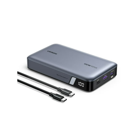 UGREEN 20000mAh Power Bank, 100W Fast Portable Charger for iPhone Laptop Tablet and More