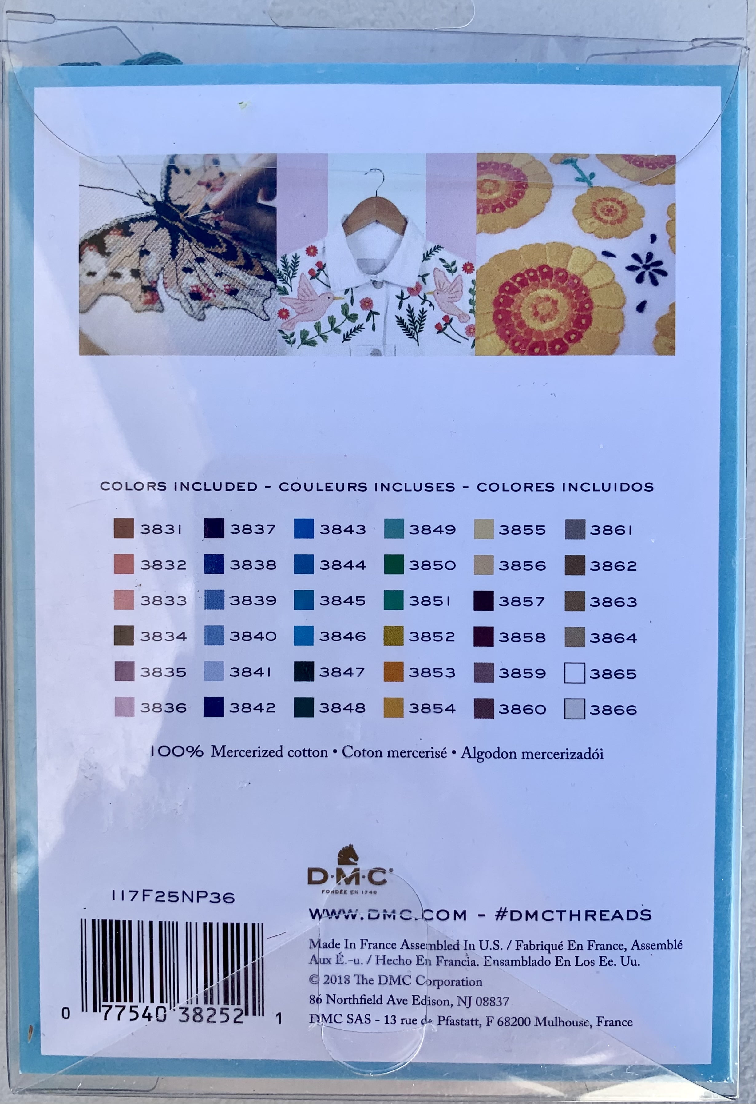 DMC Embroidery Floss Pack - Anniversary Collection - 8.7 yards - 36 skein