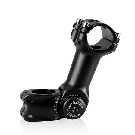 Bike Stem 31.8mm/1-1/4", 60 Degree Adjustable Mountain Bike Handlebar Stem Riser for Bicycle, Road Bike, MTB, BMX, Cycling