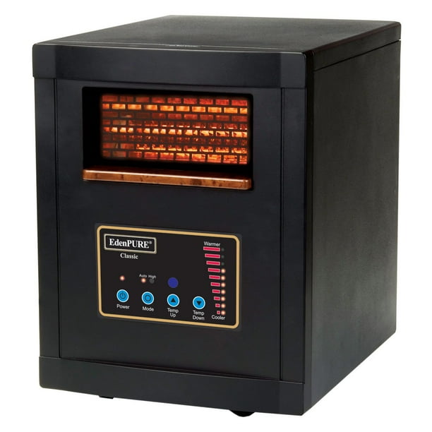 EdenPURE Efficient Home 1500W Classic Infrared Heater with Remote