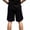A Black, variant on Mens Casual Shorts Shorts for Men Athletic Men's Solid Color Nylon Shorts Outdoor Sports Versatile And Casual Five Quarter Pants Black M