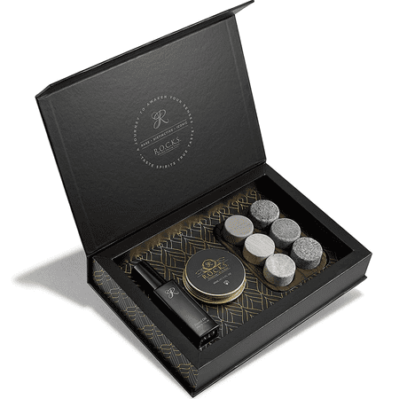 

Rocks Whiskey Chilling Stones Grooming Kit