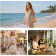 thumbnail image 2 of JKCCZLL Womens Summer Straw Woven Beach Bag Large Bohemian Handmade Crochet Shoulder Tote Purse Vacation Handbag,Beige,go out, 2 of 9