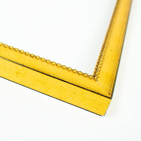 8x58 Frame Gold Solid Wood Picture Frame Width 0.75 Inches | Interior Frame Depth 0.625 Inches |