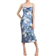 thumbnail image 1 of GHSDFBB Robe Satinée Sans Manches à Bretelles Spaghetti pour Femmes Cocktail Plage Soirée Col Bénitier à Pois Léopard Midi, 1 of 5
