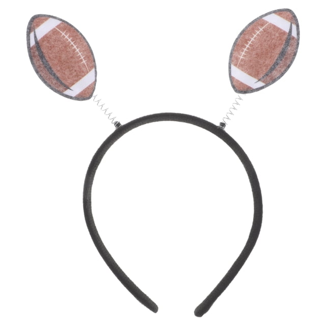 Diadema de eventos deportivos Diadema de rugby y fútbol Diadema con temática de fiesta deportiva