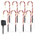 thumbnail image 1 of Solar 2 juegos 1 arrastre 8 lámpara de césped de hadas 8 modos 48LED impermeable 3,7 V 1200 mAh decoración de fiesta, 1 of 5