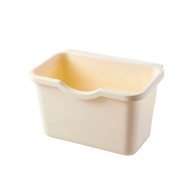 WREESH Kitchen Cabinet Door Hanging Trash Garbage Bin Can Rubbish Container