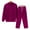 Red, variant on Pyhlmscde Women's Solid Sweatshirt Suits Sets, Sweatsuits for Women, Women Fall Clothes, Two Piece Sets for Women