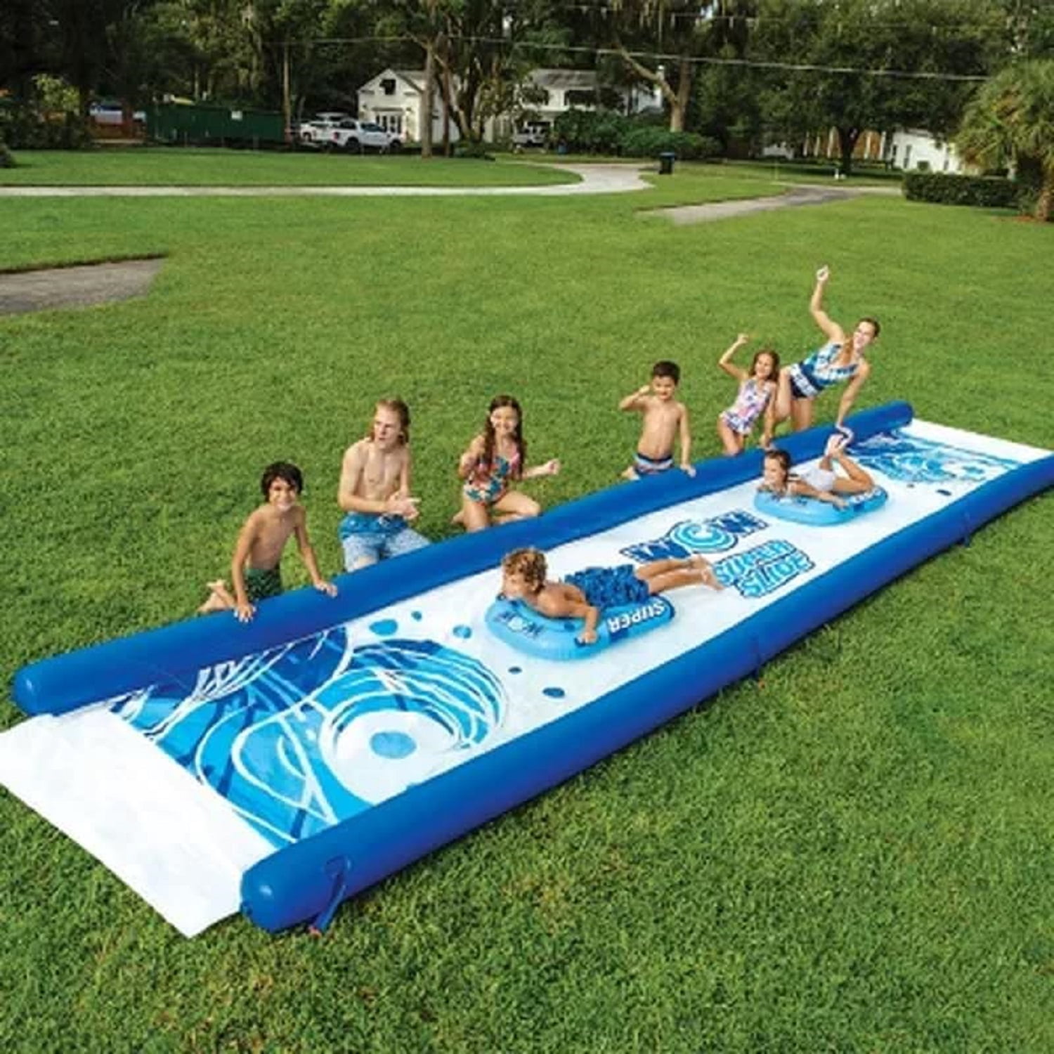 Corson Tools WS1289 Wow Sports Super Slide with Sprinklers, Blue 26 ft