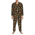 thumbnail image 3 of Goofa Wild West Golden Horseshoe for 2-piece Loungewear Set Men’s Sleepwear Set Soft PJs Cozy loungewear Comfy Sleep Set Winter Pajamas-Medium, 3 of 7