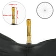 thumbnail image 2 of REGALWOVEN 4 Pcs Bike Inner Tube Bent America Type Valve Black 12"x2.125", 2 of 6
