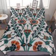 thumbnail image 1 of HAHDAXIA Pattern Bedding Solid Comforter Set for All Seasons 3 Pieces(1 Comforter+2 Pillowcases) Soft Microfiber Bedding Set Queen(90"x90"), 1 of 7