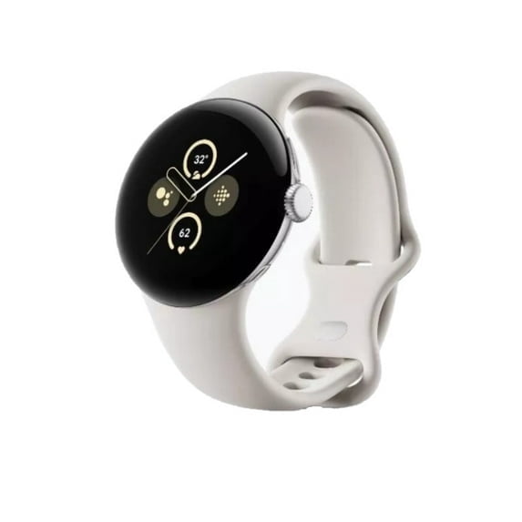 Restored Google Pixel Watch 2 (41mm) Wear OS Smartwatch (WIFI) Silver with Porcelain Active Band (Refurbished)