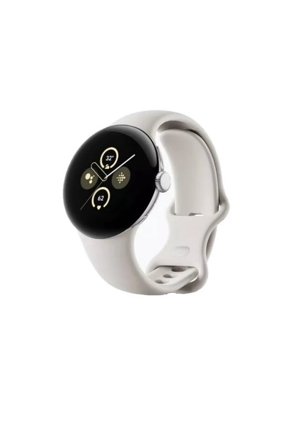 Restored Google Pixel Watch 2 (41mm) Wear OS Smartwatch (WIFI) Silver with Porcelain Active Band (Refurbished)