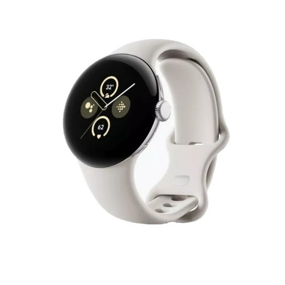 Restored Google Pixel Watch 2 (41mm) Wear OS Smartwatch (WIFI) Silver with Porcelain Active Band (Refurbished)