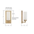 thumbnail image 2 of Capital Lighting 651711 Alyssa 11" Tall Bathroom Sconce - Brass, 2 of 5