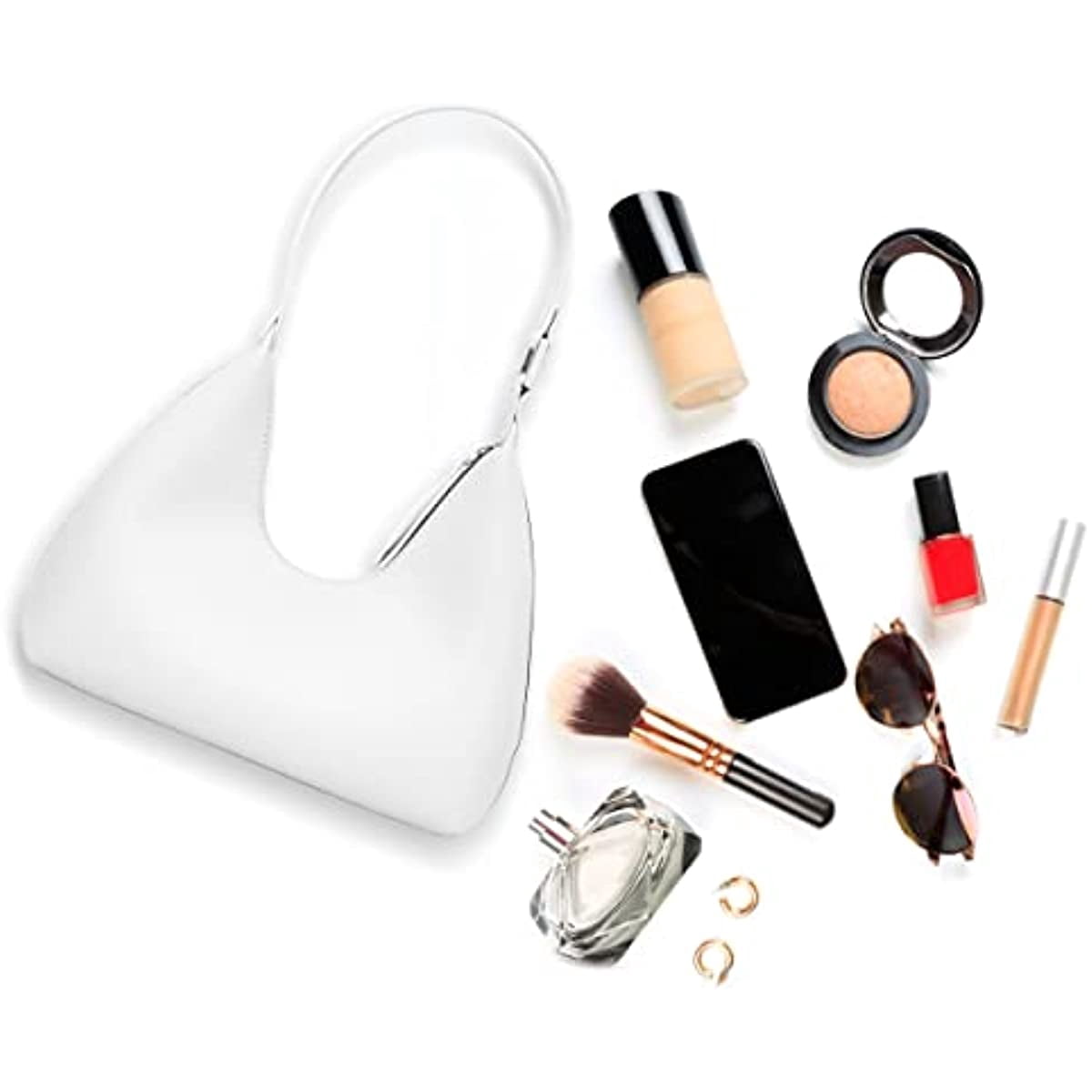 Barabum Mini Purse Small Shoulder Bags for Women Trendy Small Hobo Bag Clutch Purses for Women