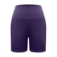 thumbnail image 6 of Fengactive Women's Short Yoga Side Pockets High Waist Workout Running Shorts, 6 of 8