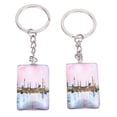 thumbnail image 2 of Souvenir Keychain, Double Sided Acrylic Stainless Steel Souvenir Key Chain  for Bag, 2 of 7