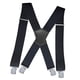 thumbnail image 2 of Accesorios para ropa y tirantes para hombre, moda para adultos, tirantes de 4 clips. Negro, 2 of 9