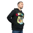 thumbnail image 4 of Men's Patched Fleece Pullover Hoodie, Up to 5X, 4 of 5