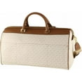 thumbnail image 5 of Michael Kors Womens Extra Large Top Zip Duffle Bag (Vanilla) MK Signature, 5 of 5
