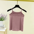 thumbnail image 2 of BTDECLAR Womens Tank Tops Solid Color Cami Spaghetti Strap Undershirts Casual Soft Summer Basic Sleeveless Tees Tops, 2 of 4