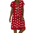 thumbnail image 1 of U.Vomade Robe Midi Ample à Imprimé Boho pour Femmes, Grande Taille, Mode Décontractée, Élégante, Soirée, Voyage, 1 of 3