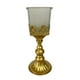 thumbnail image 3 of Candelabro de hierro Candelabro decorativo de vidrio Candelabro de té Candelabro para festival Comedor Sala de té Oro, 3 of 9