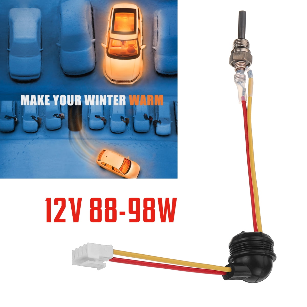 12V Parking Heater Ceramic Glow Plug 88W-98W For Auto Diesel