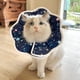 thumbnail image 3 of Collar protector de cono ajustable para mascotas para después de la cirugía, collar ligero y cómodo para gatos que evitan que se laman las heridas, no bloquean la visión, 3 of 4