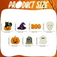 thumbnail image 3 of ZLBDYG Cute Pumpkin Witch Bat Cotton Sew-On Patch - 7 Styles DIY Iron-On Embroidered Patch Applique for Jacket, Backpack, Clothing Repair and Halloween Craft Decoration, 3 of 4