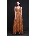 thumbnail image 3 of Bimba Bird Printed Women Long Maxi BeachÂ&nbsp;DressÂ&nbsp;Strappy Summer Resort Wear-X-Large, 3 of 6