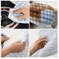 thumbnail image 2 of 10 paños de limpieza aleatorios: paños de limpieza de cocina de doble uso, húmedos y secos, poliéster liviano, lavado a mano únicamente, redondos, desechables, toallas de papel, 2 of 3