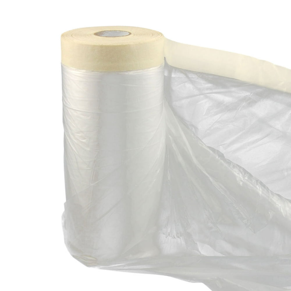 Painting Shield Clear Adhesive Film Sheet Roller Protector Walmart