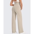 thumbnail image 7 of G4Free Maternity Pants Over The Belly Yoga Dress Work Pregnancy Pants Stretchy Lounge Wide Leg Trousers with Pockets, 7 of 7